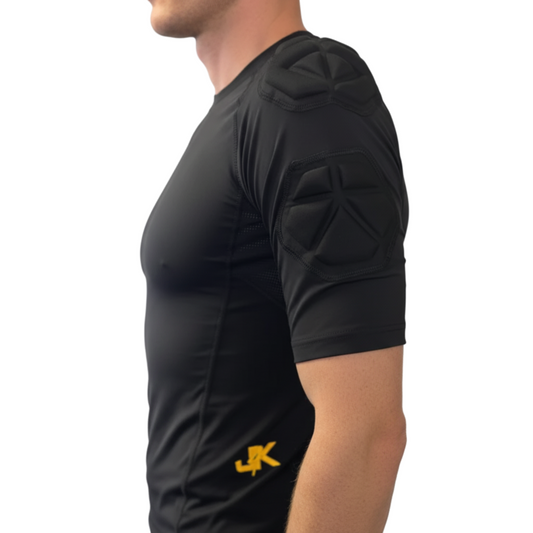 Padded Compression T Shirt